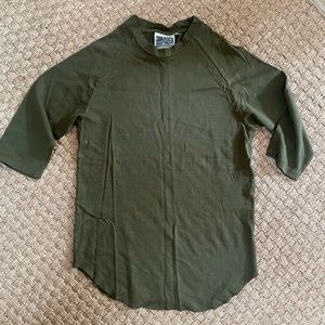 Jungmave 3/4 Sleeve Raglan - Supply Green